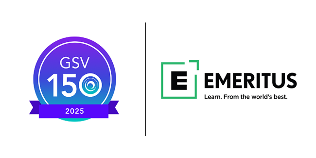 Emeritus Named to the 2025 GSV 150: The Most Transformational Growth Companies in Digital Learning & Skills | Emeritus